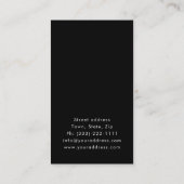 まつ毛エクステンション黒まつ毛ウィメンアイルック 名刺 (裏面)