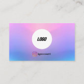 まつ毛カードテンプレート 名刺 (裏面)