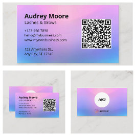 まつ毛カードテンプレート 名刺