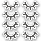 まつ毛シール シール (正面)