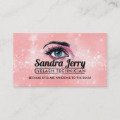 まつ毛テクニシャン名刺 名刺 (正面)