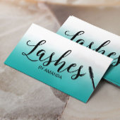 まつ毛メイクアップアーティストアイドラッシュ伸張水彩 名刺