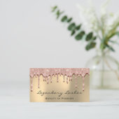 まつ毛メイクアップアート3Dドリップエフェクトエステティシャン 名刺 (スタンド正面)