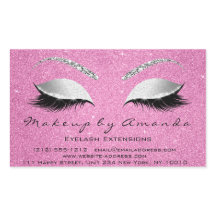 まつ毛メイクアップRSVP美しいピンクローズグレーグリッター