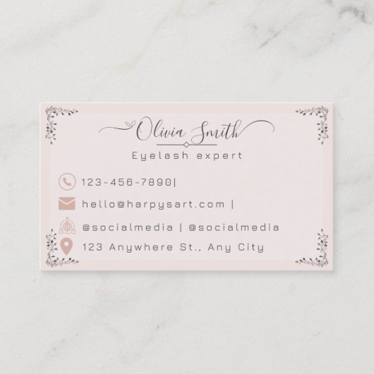 まつ毛名刺 名刺 (裏面)