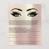 まつ毛延長責任放棄アイズバラ チラシ (裏面)