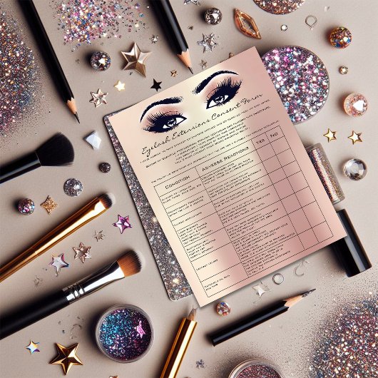 まつ毛延長責任放棄バラスキニー チラシ