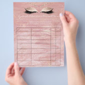 まつ毛延長責任放棄バラ大理石2 チラシ (手)