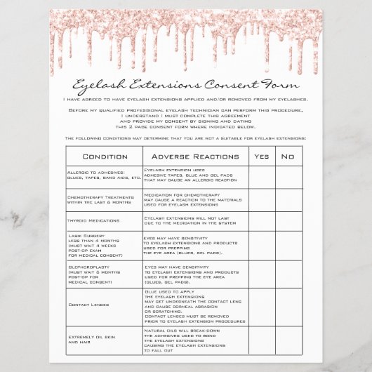 まつ毛延長責任放棄バラ白 チラシ (正面)