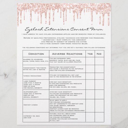 まつ毛延長責任放棄バラ白 チラシ (正面)