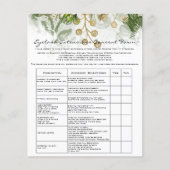 まつ毛延長責任放棄金ゴールドフローラルクス チラシ (正面)