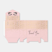 まつ毛金ゴールドグリッター フェイバーボックス (折り畳みなし)