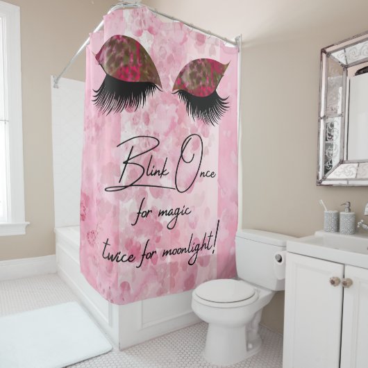 まつ毛1回まつ毛魔法2回まつ毛 シャワーカーテン (インサイチュ)