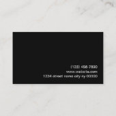 まつ毛&まつ毛マイクロブラディング、まつ毛エクステンション 名刺 (裏面)