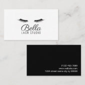 まつ毛&まつ毛マイクロブラディング、まつ毛エクステンション 名刺 (正面/裏面)