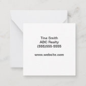 ~までに紹介に行く予定ポップ・アートの。 ノートカード (裏面)