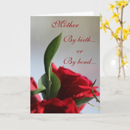 までに誕生またはとらわれの母の日 カード (黄色い花)