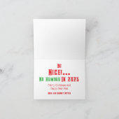 まともなクリスマス・グリーティング・カードでなくてはならない シーズンカード (内部)