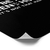 まともな人間であって、その懸命ではない ポスター (角)