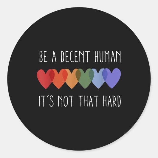 まともな人間であって、その懸命ではない ラウンドシール (正面)