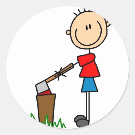 まな木のシール ラウンドシール (正面)