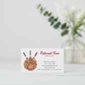 まな板の名刺ピザ 名刺 (スタンド正面)