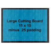 まな板の大きいテンプレートは横に合いました カッティングボード (正面)