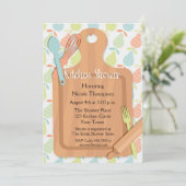 まな板, 調理器具, キッチン ブライダルシャワー 招待状 (スタンド正面)