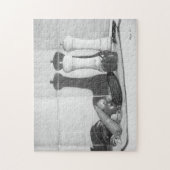 まな絵画い板の上の静物野菜 ジグソーパズル (縦)