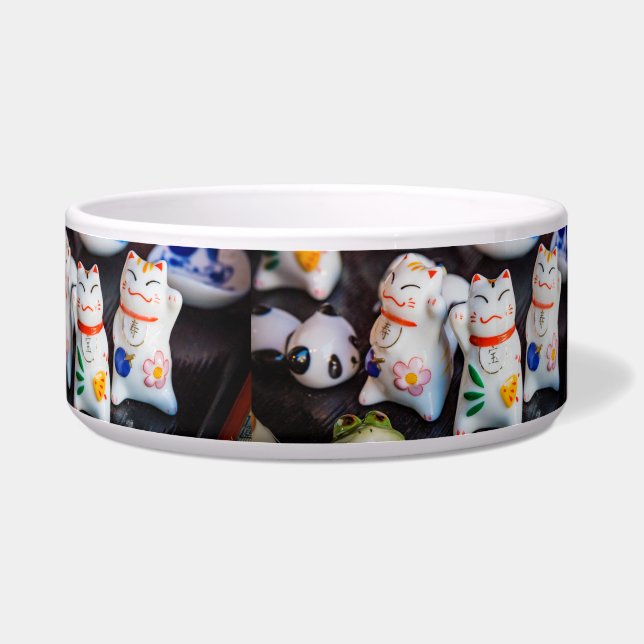 まねきねこ置物 ボウル (右)