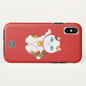 まねきねこ ラッキーキャット Case-Mate iPhoneケース (裏面(横))