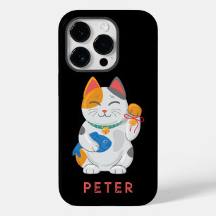 まねきねこ 白猫、幸運のシンボル Case-Mate iPhone 14 PROケース