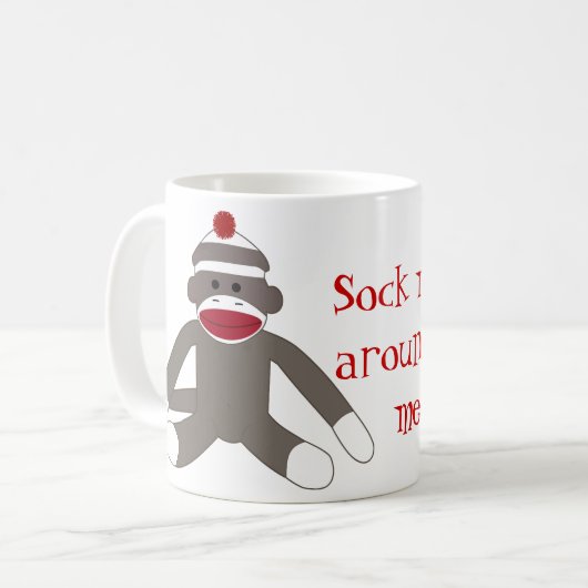 まねるソックス コーヒーマグカップ (正面左)