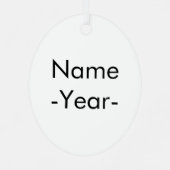 まばたきだから メタルオーナメント (裏面)