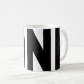 まばたきの単語のマグ コーヒーマグカップ (正面右)