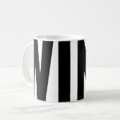 まばたきの単語のマグ コーヒーマグカップ (正面左)