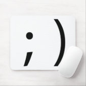 まばたきの顔! マウスパッド (マウス)