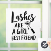 まばたきは女の子の最高の友メイク ウィンドウサイン (ホーム)