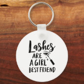 まばたきは女の子の最高の友メイク キーホルダー (正面)