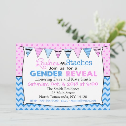 まばたきやスタッチジェンダーによる招待の公開 招待状 (スタンド正面)