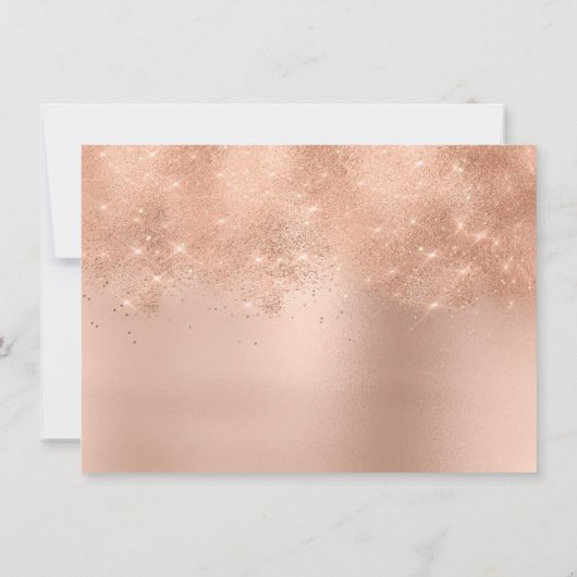 まばたきグリッターバラ金ゴールドメイクアップ証明書ギフト (裏面)