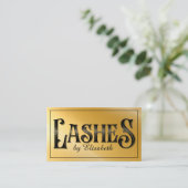 まばたきタイポグラフィ 名刺 (スタンド正面)