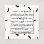 まばたきパターン後の多気にくの スクエア名刺 (裏面)