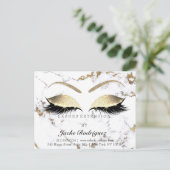 まばたき拡張アフターケア指示大理石眼 ポストカード (スタンド正面)