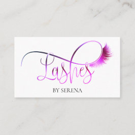 まばたき美しいメイクアップガールラッシュ 名刺