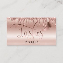 まばたき美しいメイクガールラッシュドリップ金ゴールド 名刺