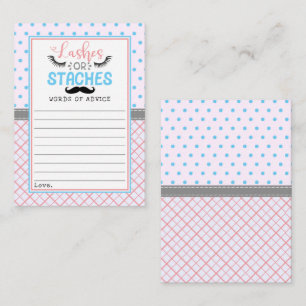 「まばたき」とモダンいう男女のパーティー アドバイスカード