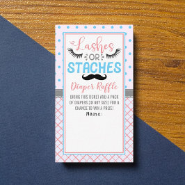 「まばたき」とモダンいう男女のパーティー エンクロージャーカード