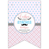 「まばたき」とモダンいう男女のパーティー バンティングフラッグ (第2の旗)