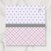 「まばたき」とモダンいう男女のパーティー フェイバータグ (裏面)